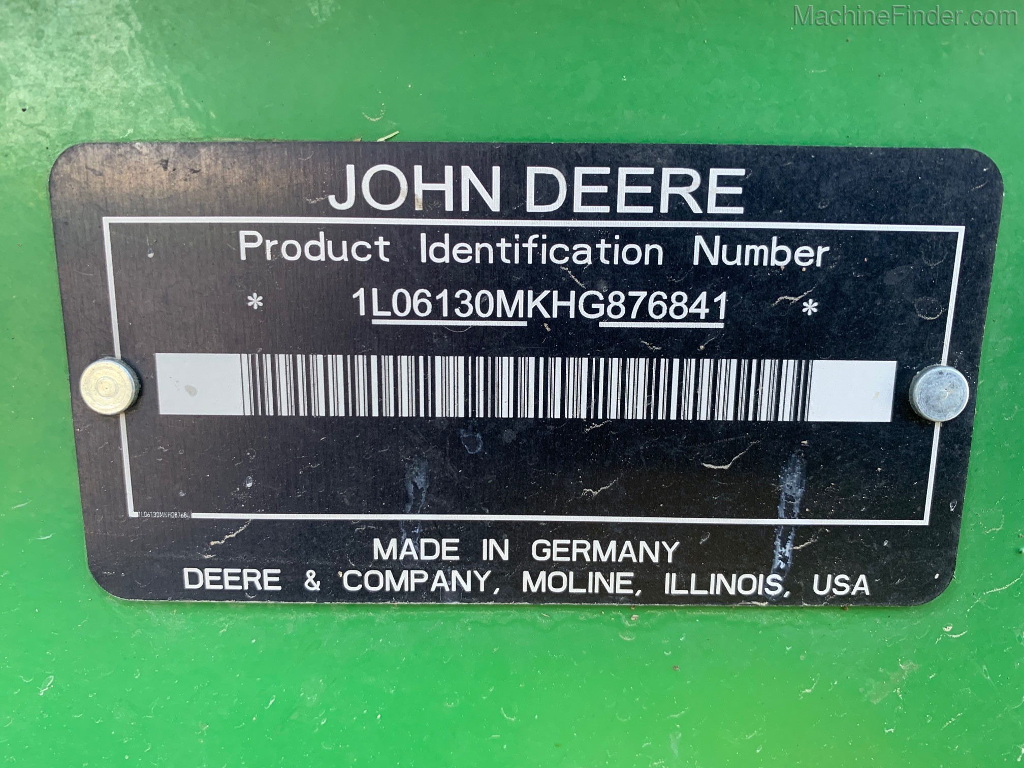 2017 John Deere 6130M Image 6