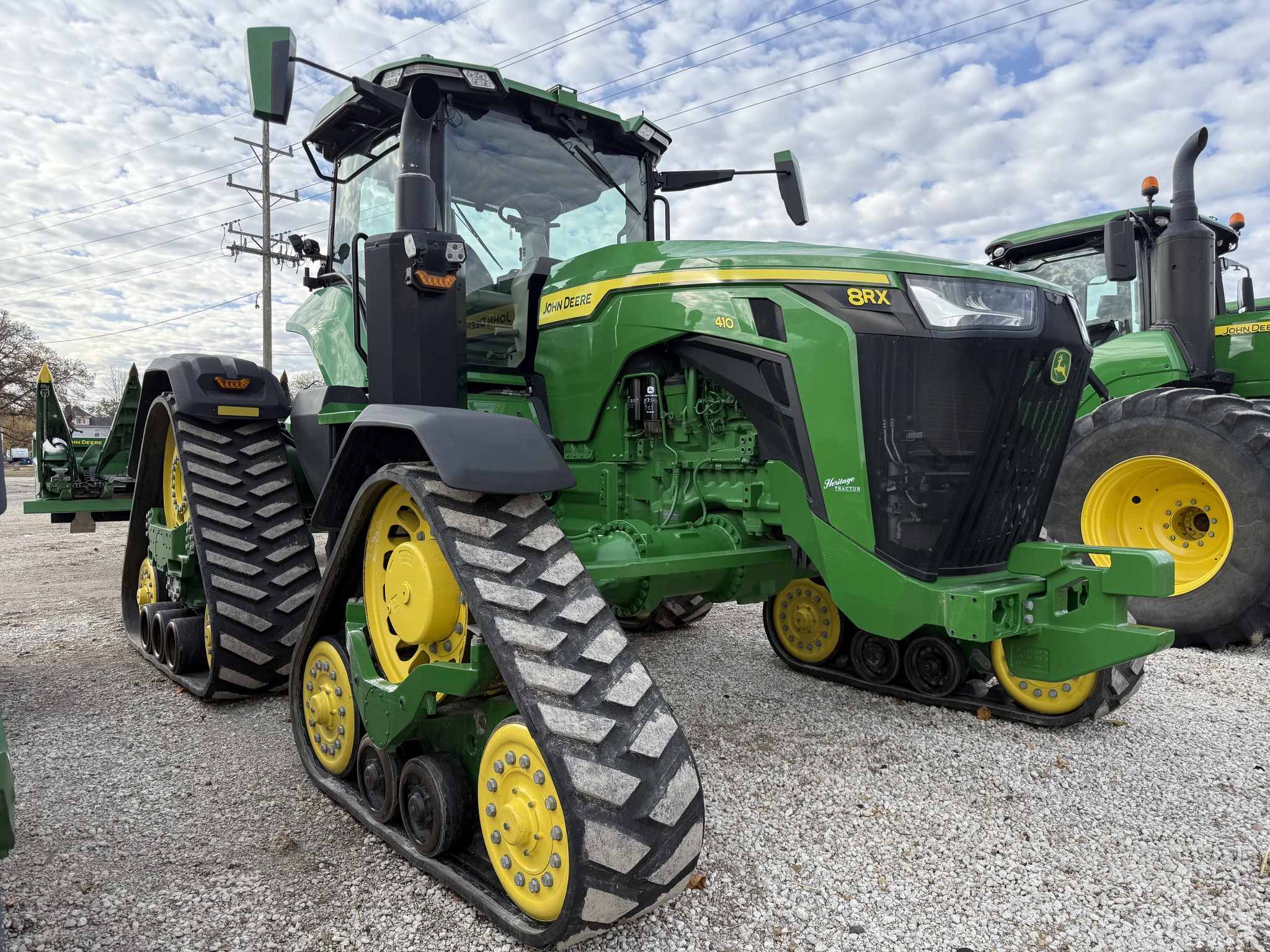  2021 John Deere 8RX 410 at Heritage Tractor in Pontiac, IL