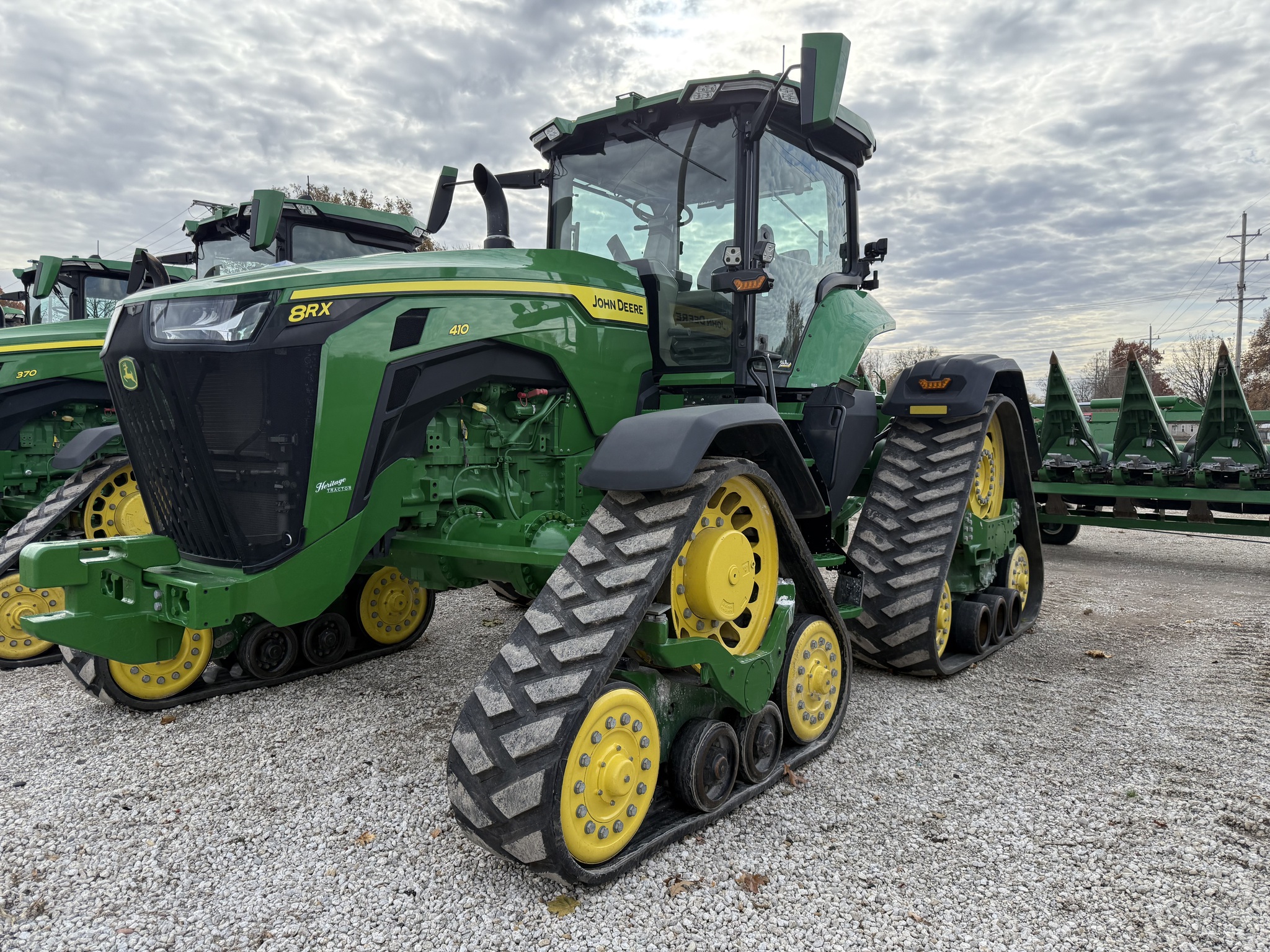  2021 John Deere 8RX 410 at Heritage Tractor in Pontiac, IL