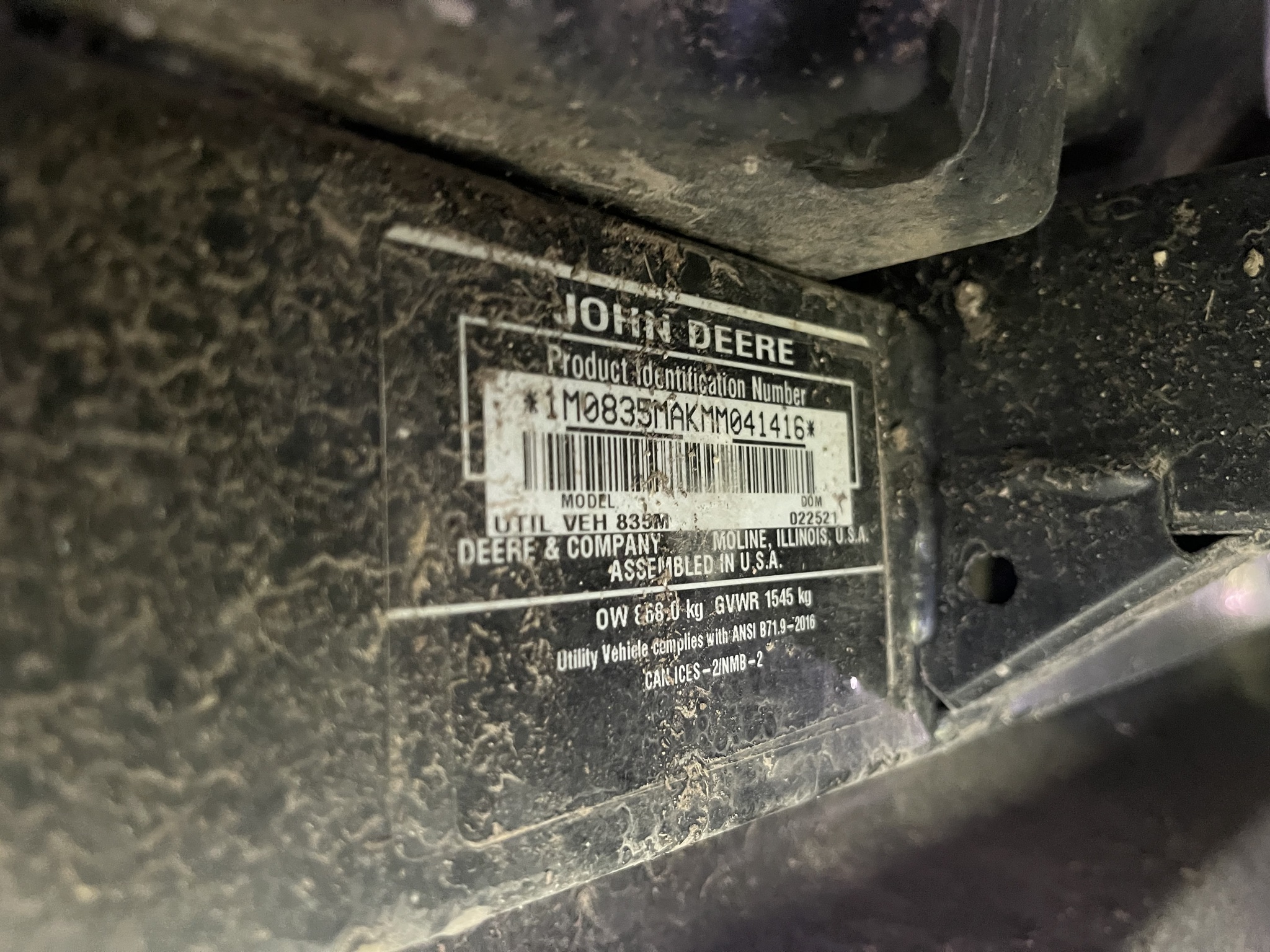  2021 John Deere XUV 835M at Heritage Tractor in Roanoke, IL