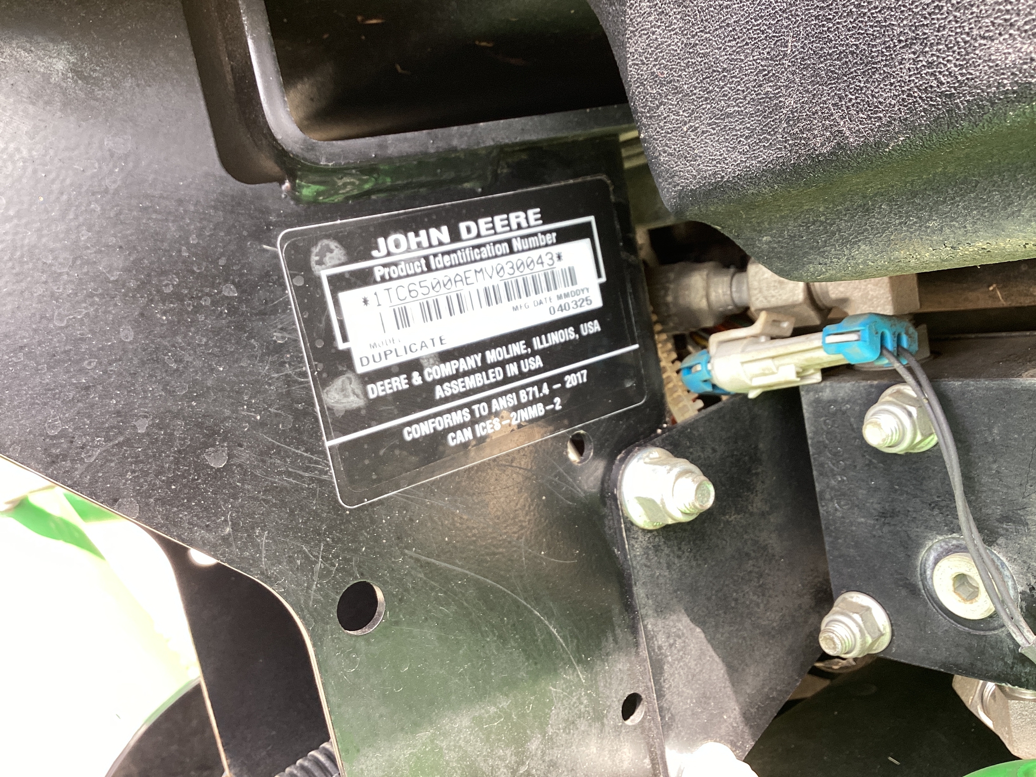 2021 John Deere 6500A Image 26