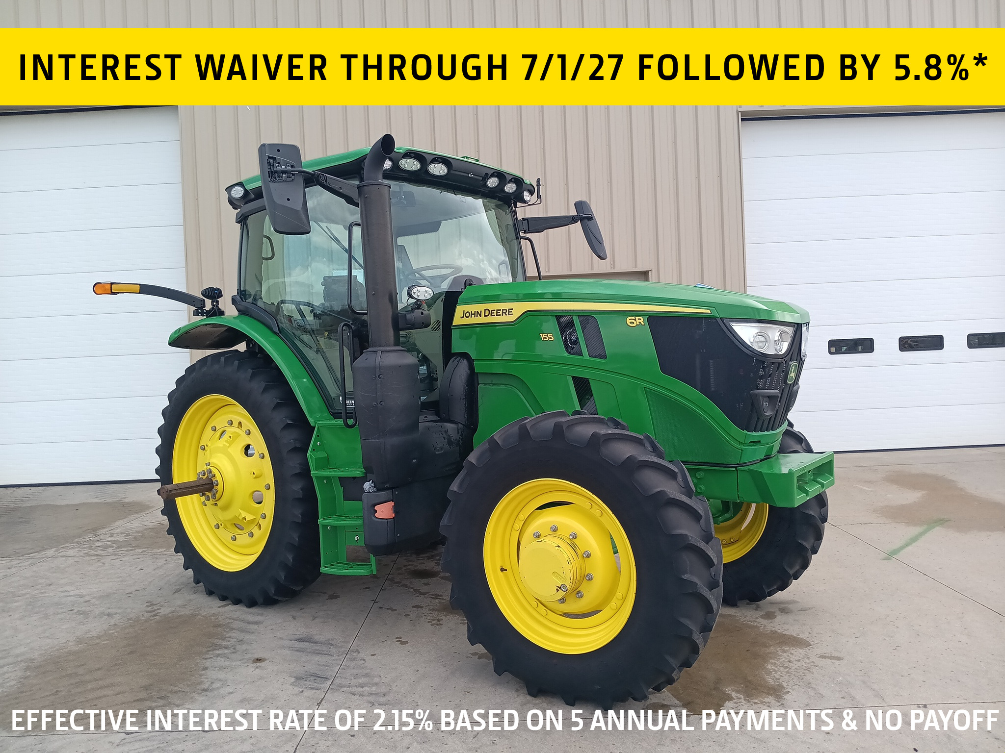 2023 John Deere 6R 155 Image 1