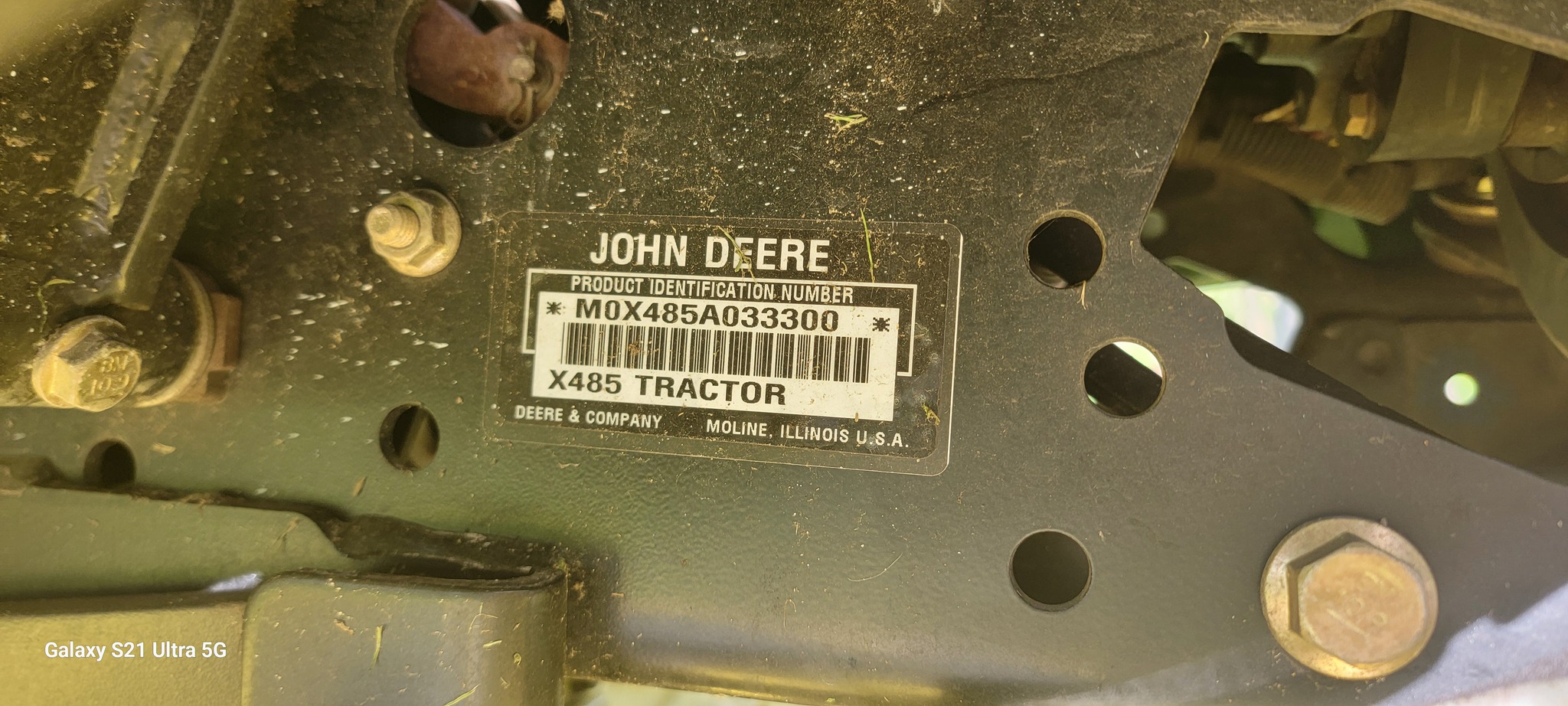 2004 John Deere X485 Image 9
