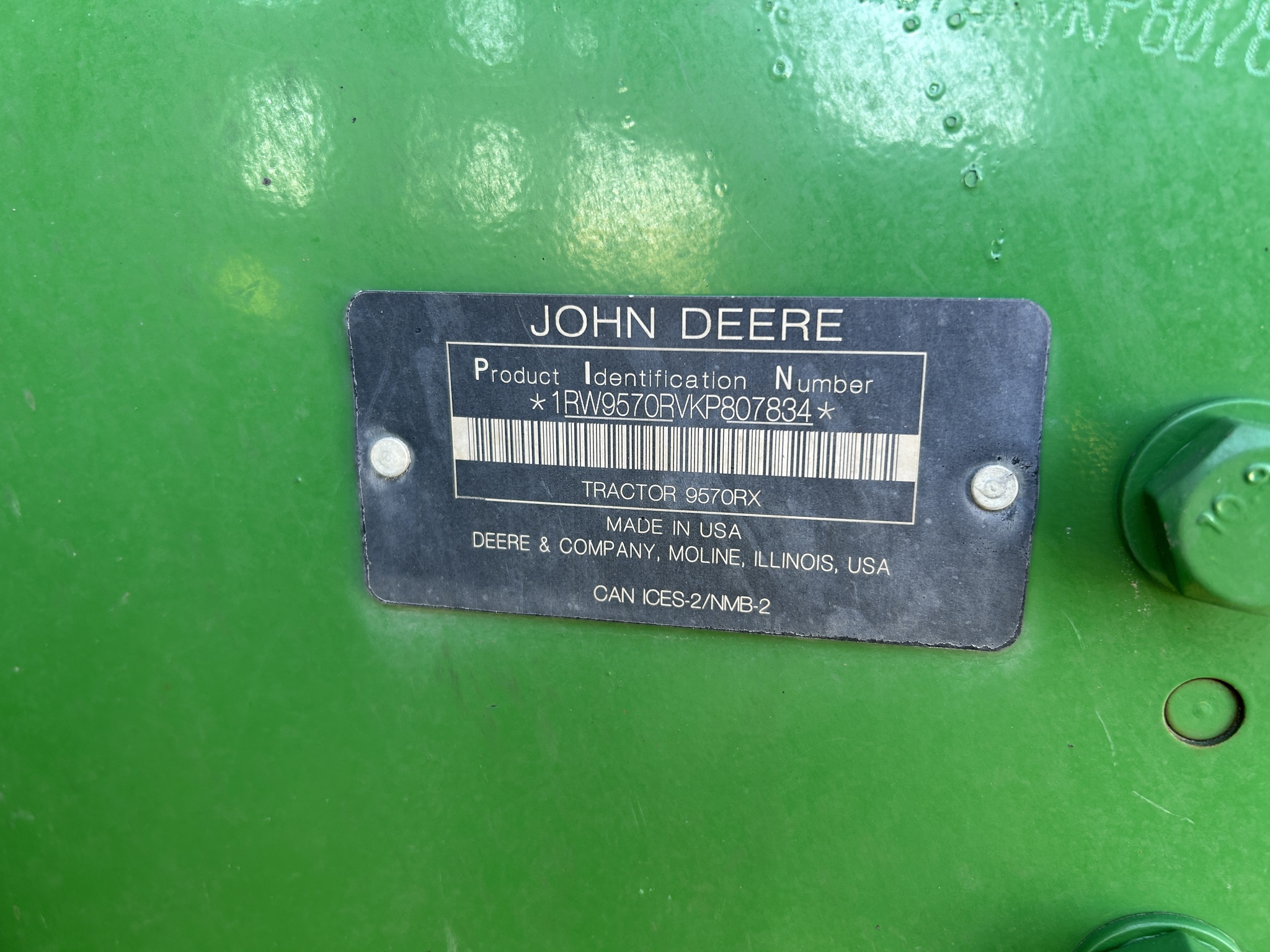  2019 John Deere 9570RX at Heritage Tractor in Roanoke, IL