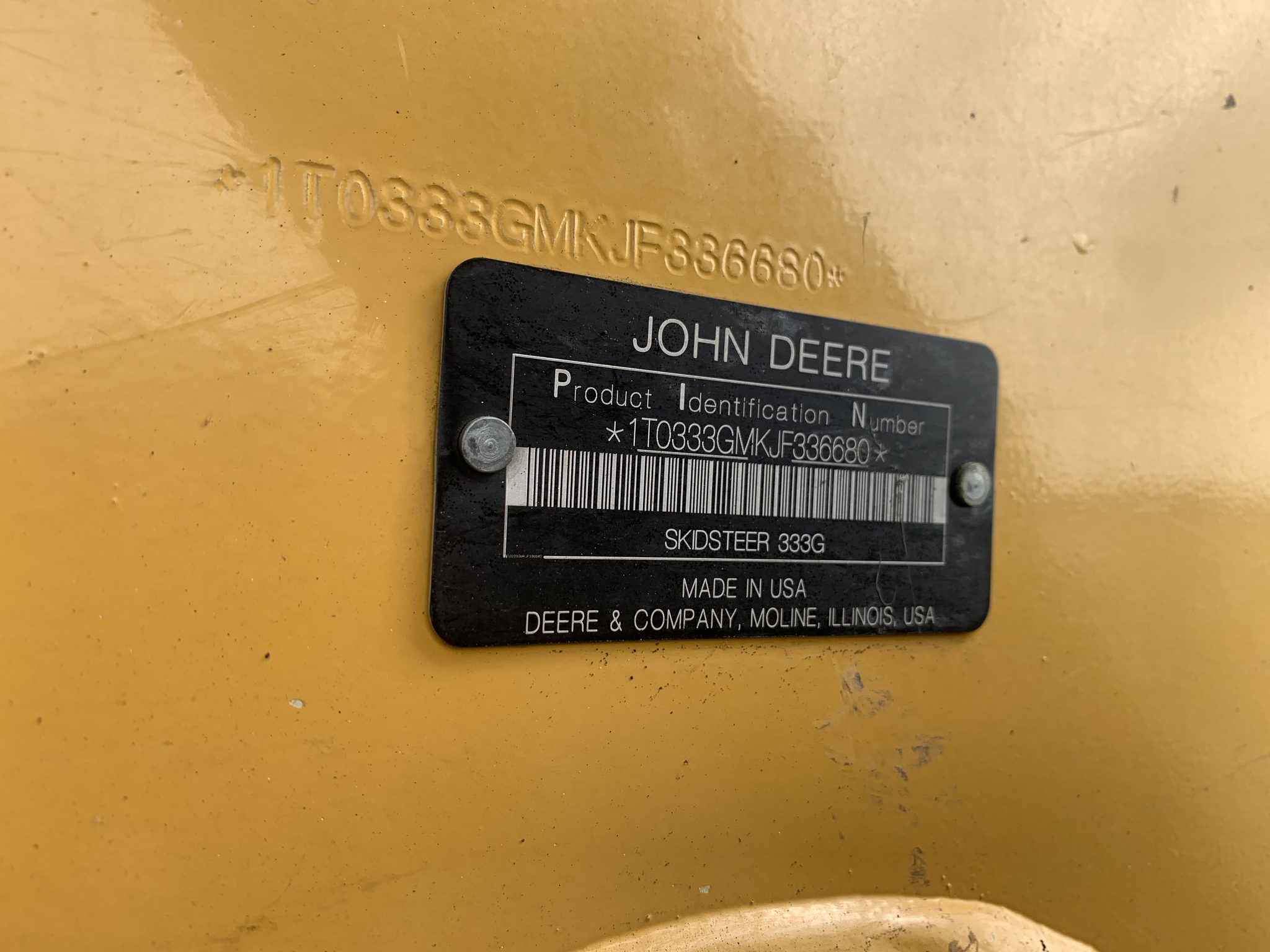 2018 John Deere 333G Image 14