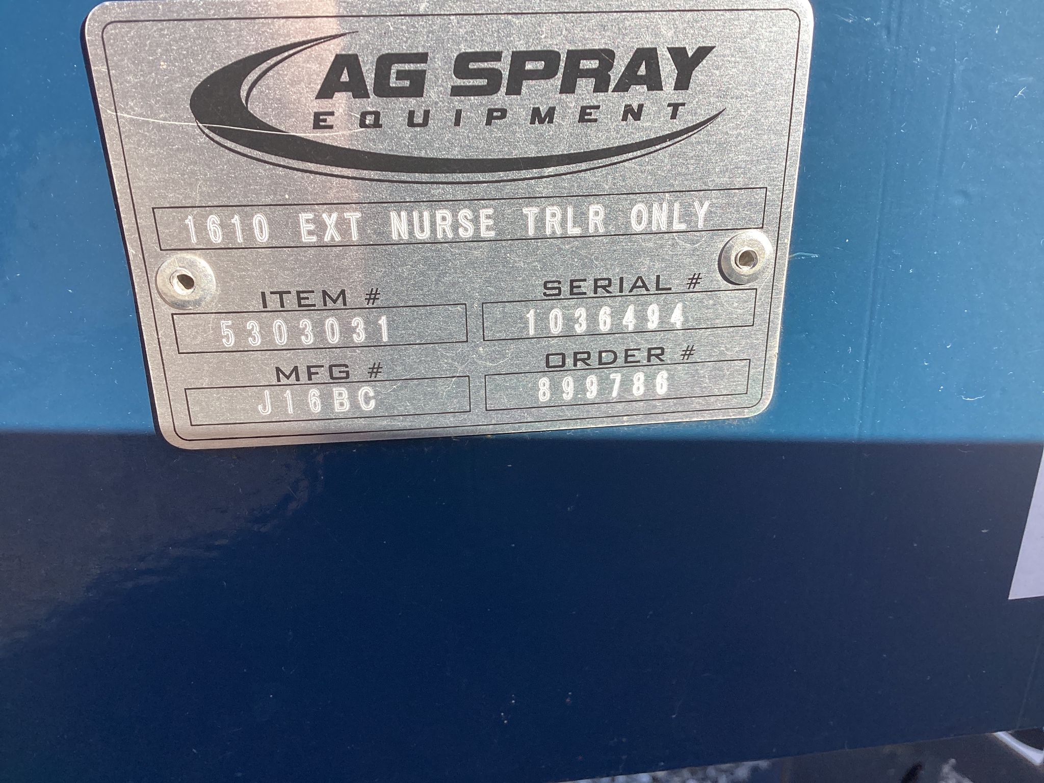 2024 Ag Spray 1610 NT Image 11