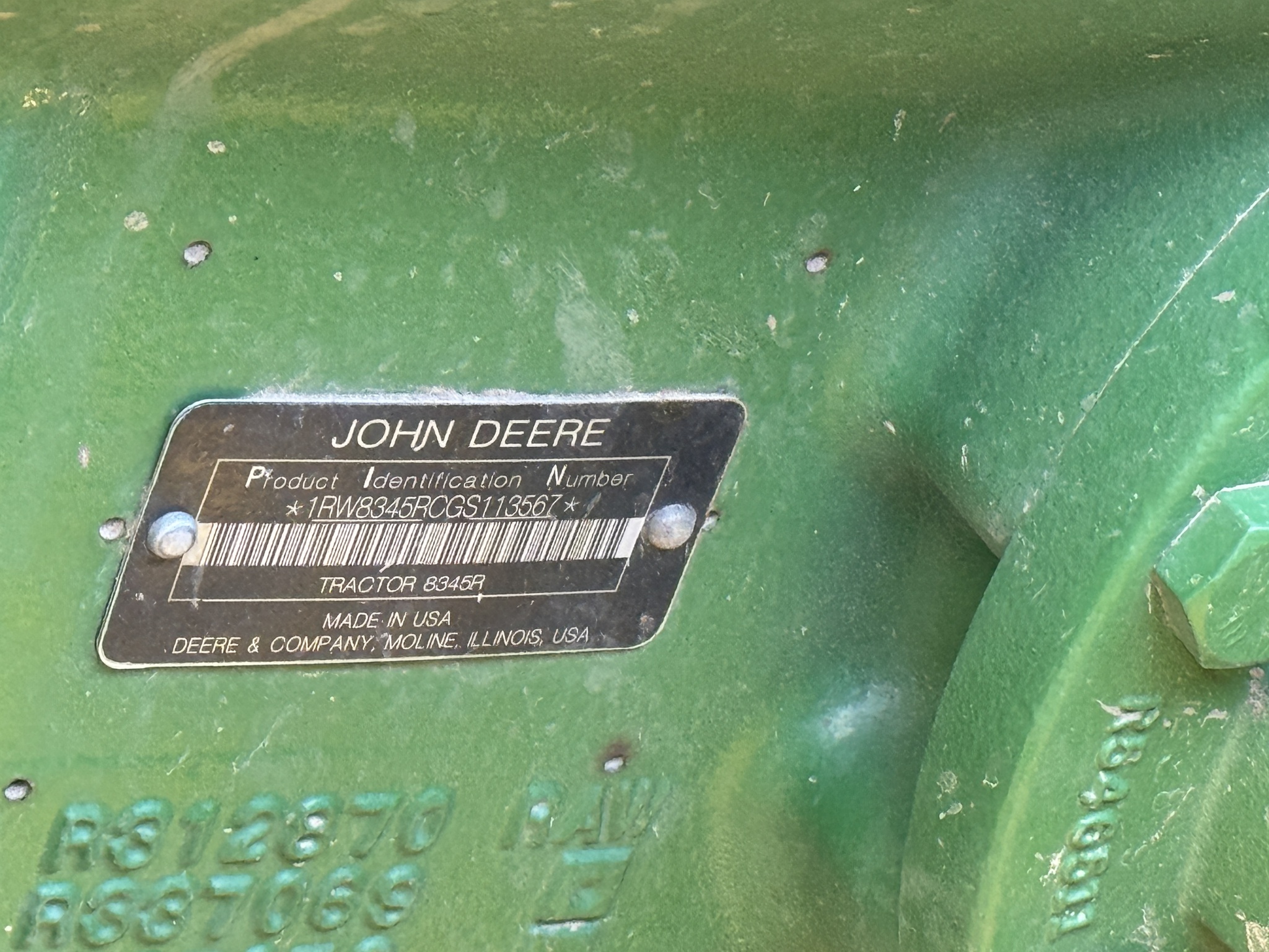 2016 John Deere 8345R Image 7