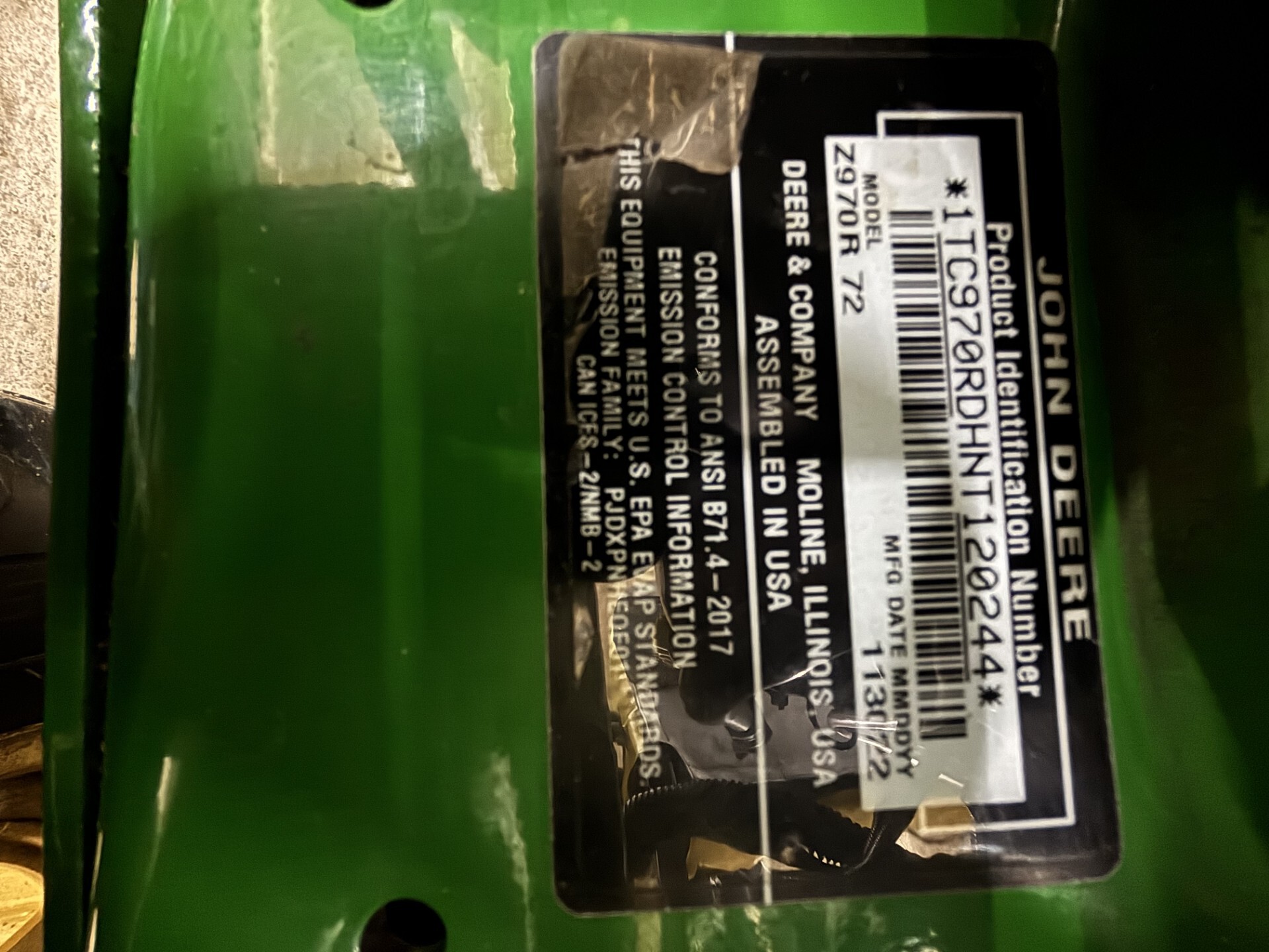 2022 John Deere Z970R Image 6