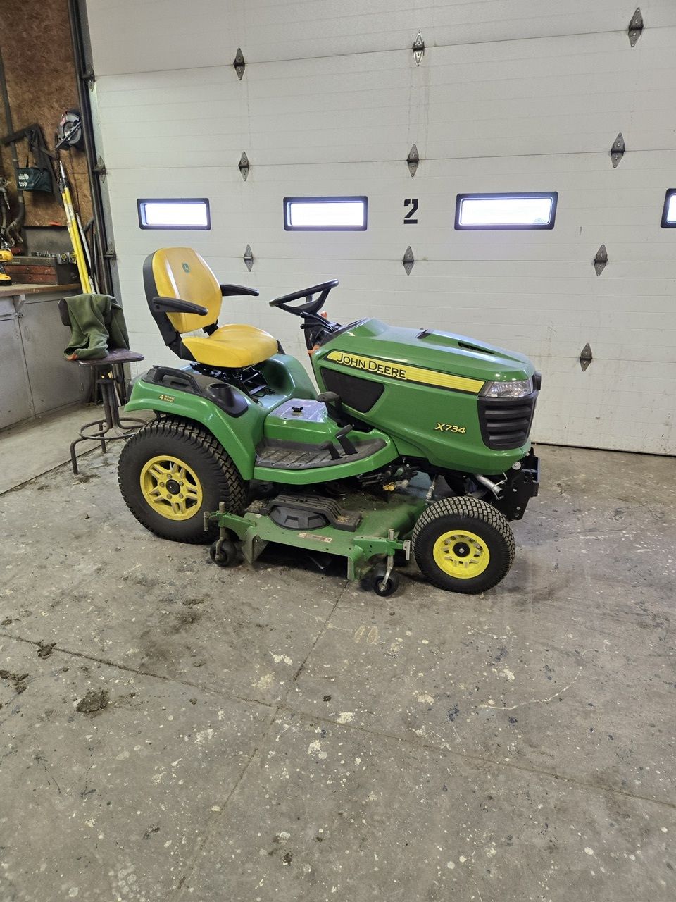  2024 John Deere X734 at Heritage Tractor in Pontiac, IL