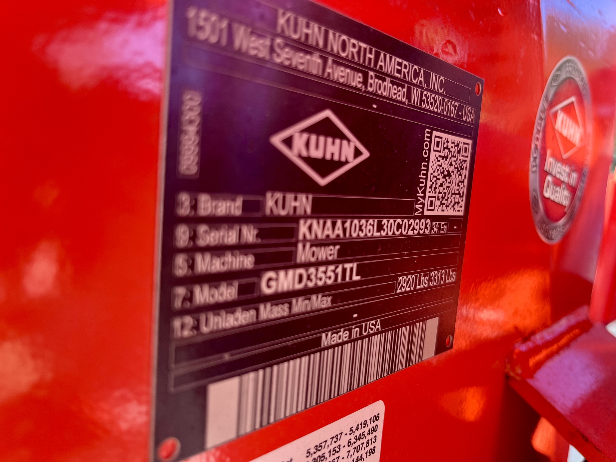 2026 Kuhn GMD3551TL Image 4