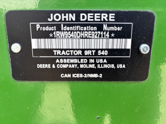 Used 2024 John Deere 9RT 540 Track Tractors at Koenig Equipment in Anna, OH - Photo12