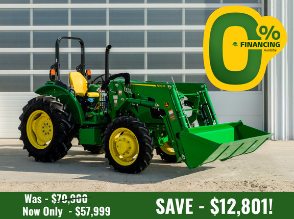  John Deere 5050E Tractor + Loader