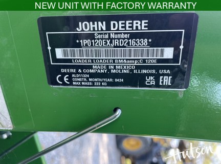 Photo of 2024 John Deere 120E