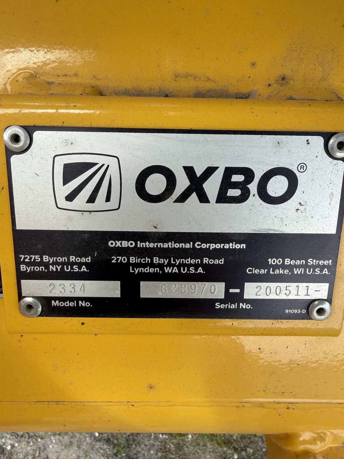 2022 Oxbo 2334 Image 17