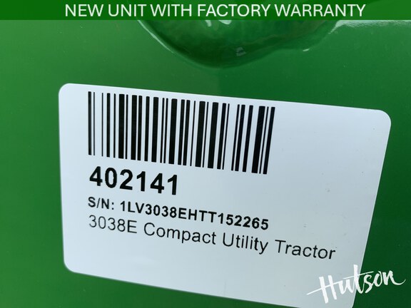 Photo of 2026 John Deere 3038E