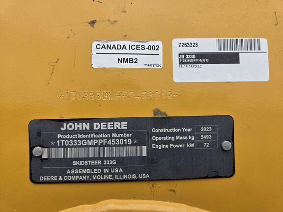 2023 John Deere 333G