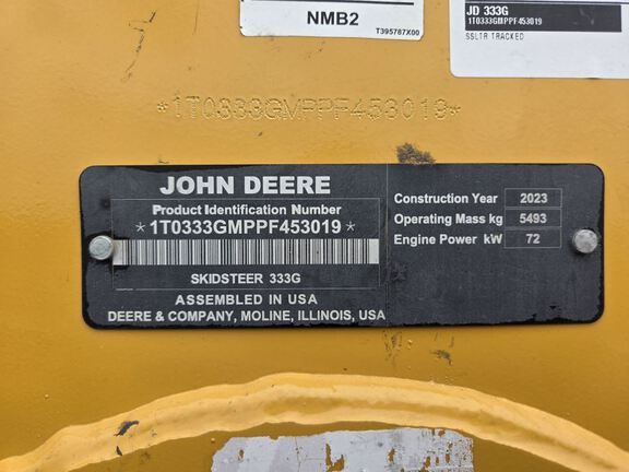 2023 John Deere 333G