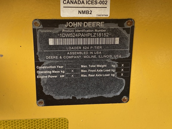 2023 John Deere 524 P