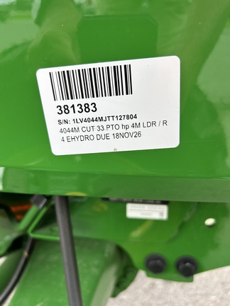 2026 John Deere 4044M