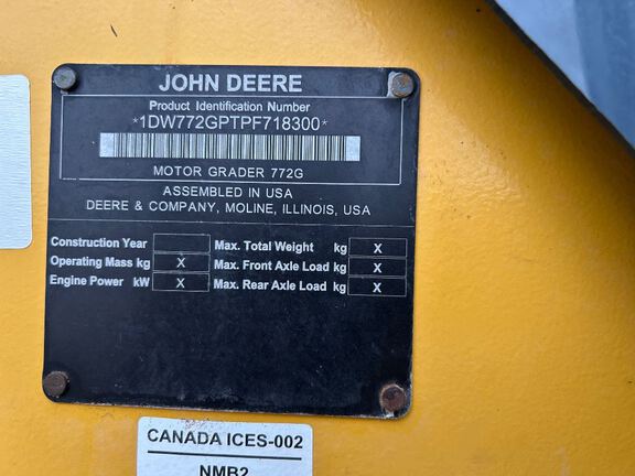 2023 John Deere 772G