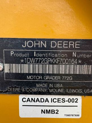 2019 John Deere 772G