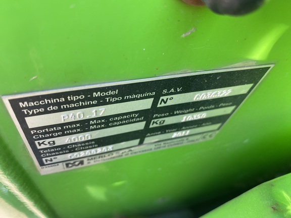 2011 Merlo P40.17
