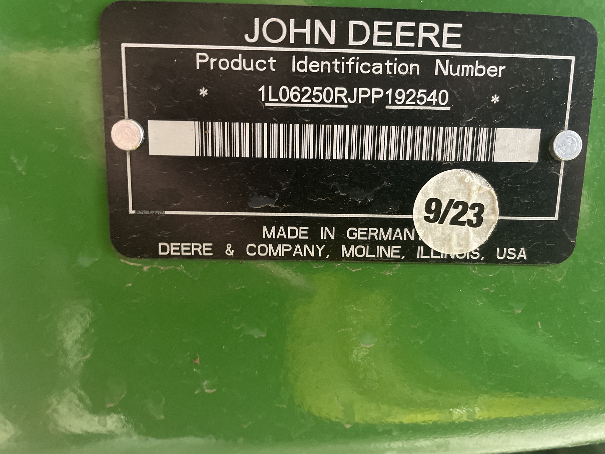 Used 2023 John Deere 6R 250 Row Crop Tractors at Koenig Equipment in Greensburg, IN - PhotoXL37