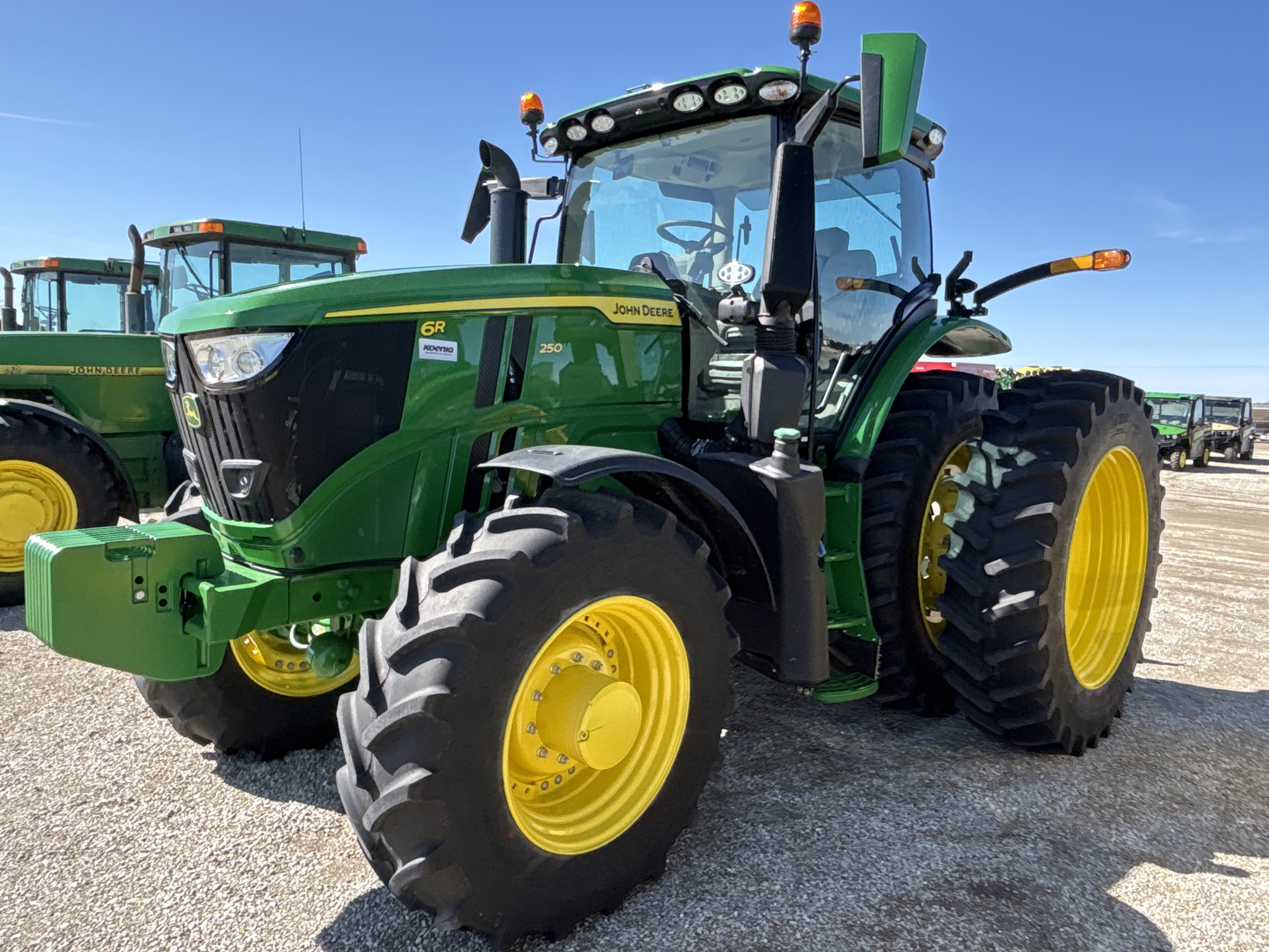 Used 2023 John Deere 6R 250 Row Crop Tractors at Koenig Equipment in Greensburg, IN - PhotoXL1