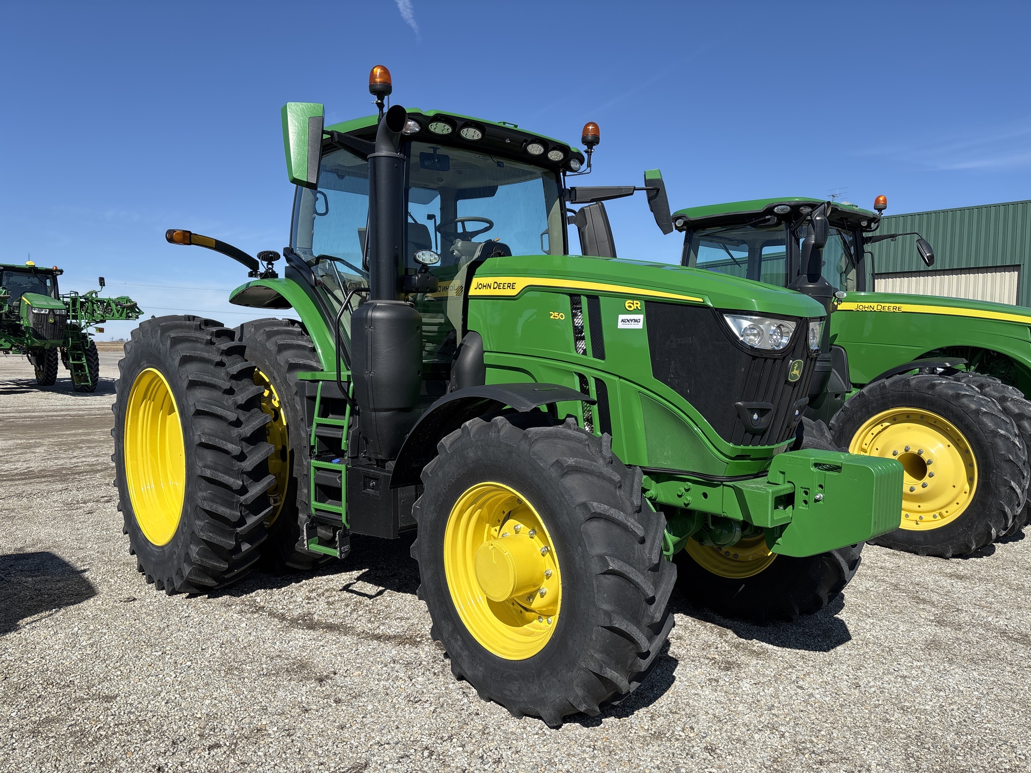 Used 2023 John Deere 6R 250 Row Crop Tractors at Koenig Equipment in Greensburg, IN - PhotoXL7