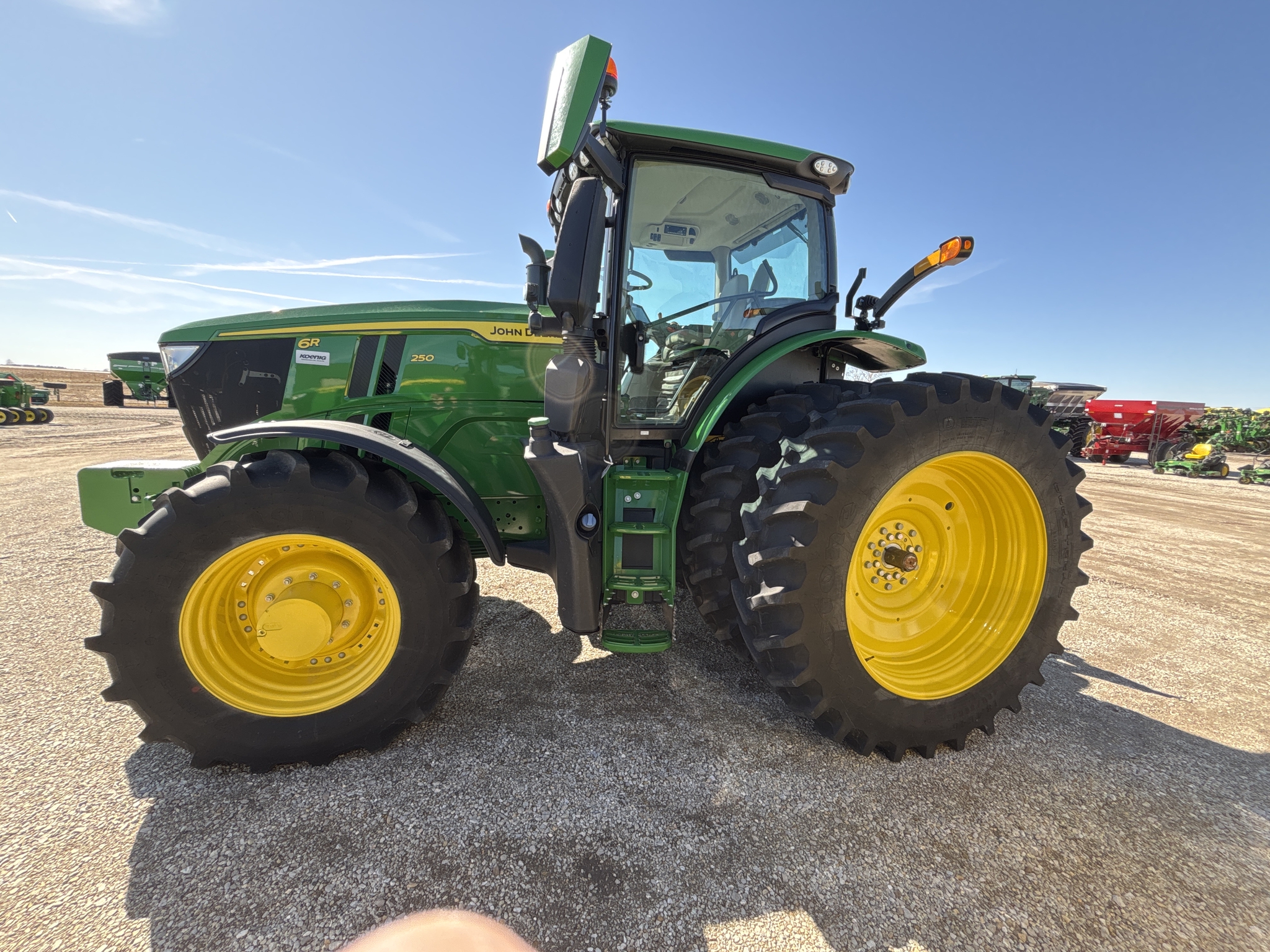 Used 2023 John Deere 6R 250 Row Crop Tractors at Koenig Equipment in Greensburg, IN - PhotoXL2