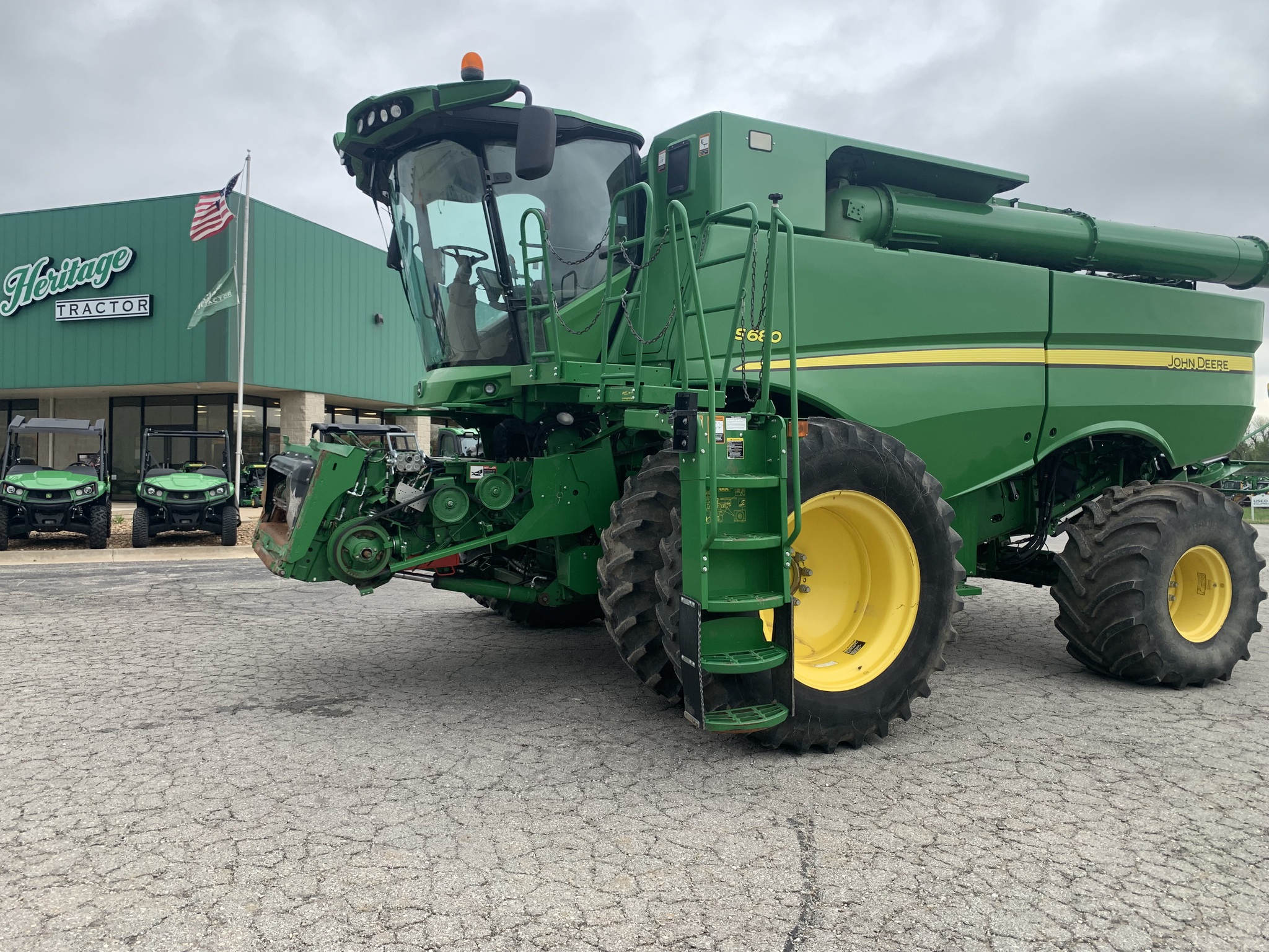  2015 John Deere S680 at Heritage Tractor in Baldwin City, KS
