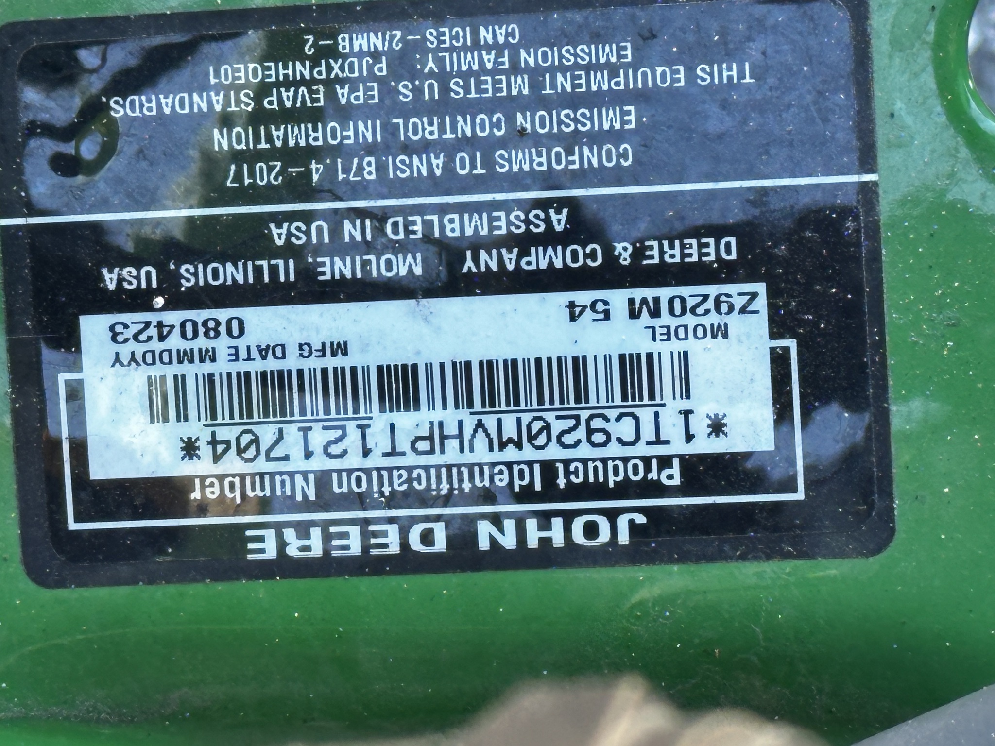 2023 John Deere Z920M Image 9