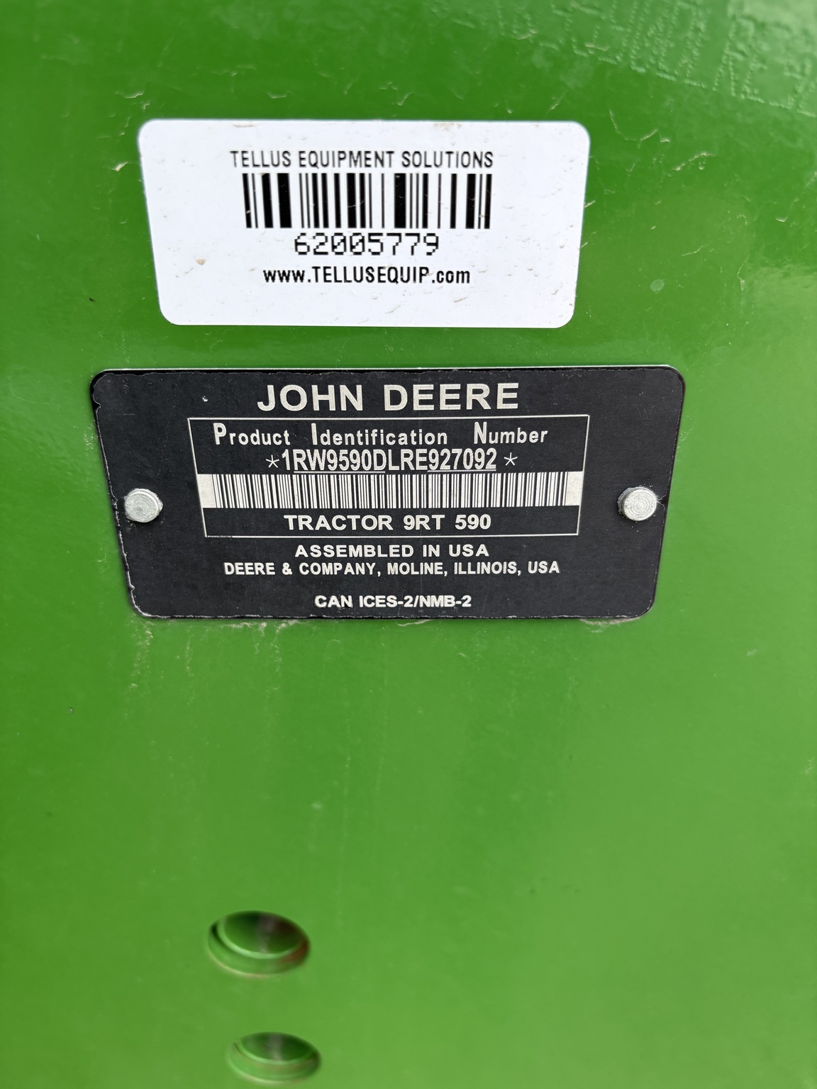 2024 John Deere 9RT 590 Image 2