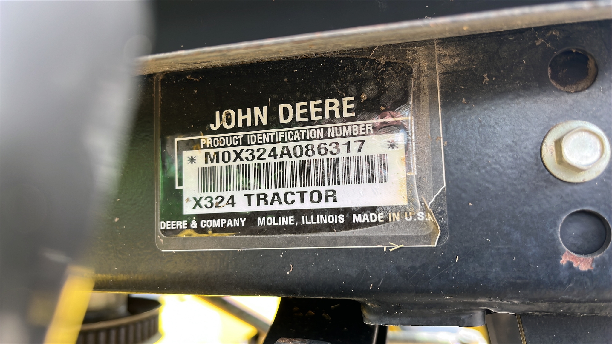 2008 John Deere X324 Image 5