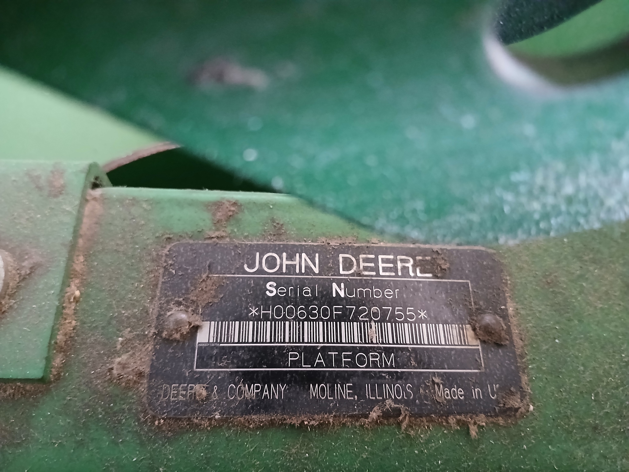 2007 John Deere 630F Image 7