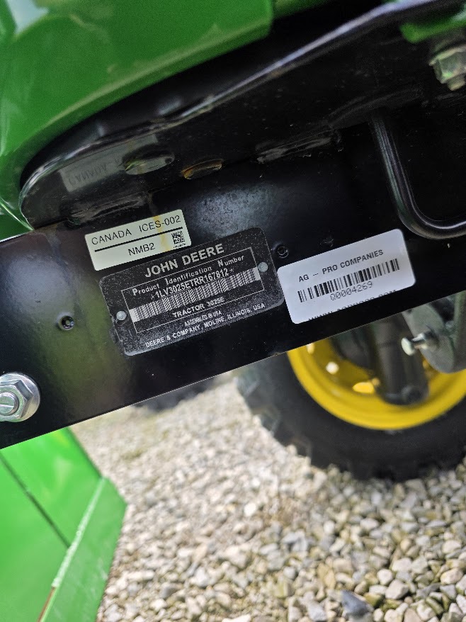 2024 John Deere 3025E Image 10