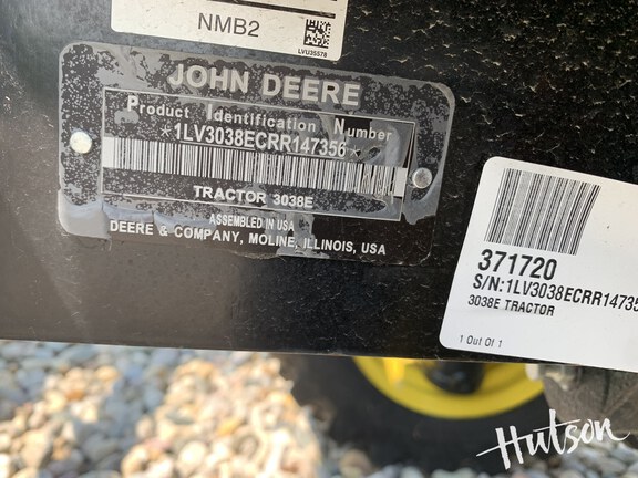 Photo of 2024 John Deere 3038E