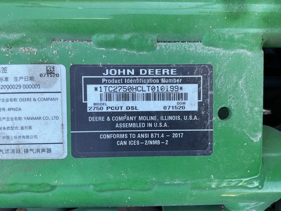 2020 John Deere 2750 | United Ag & Turf | John Deere | Used