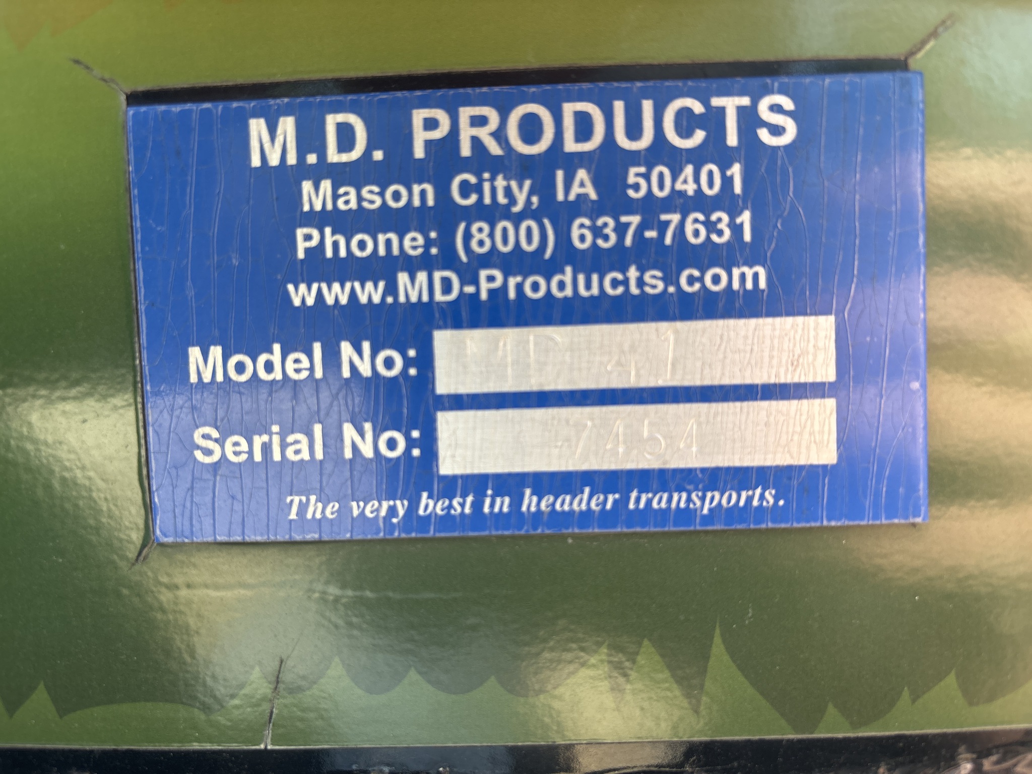 Used 2023 MD Products MD 41 Header carts at Koenig Equipment in Franklin, IN - PhotoXL8