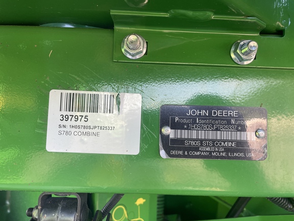 Photo of 2023 John Deere S780