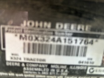 Photo of 2011 John Deere X324