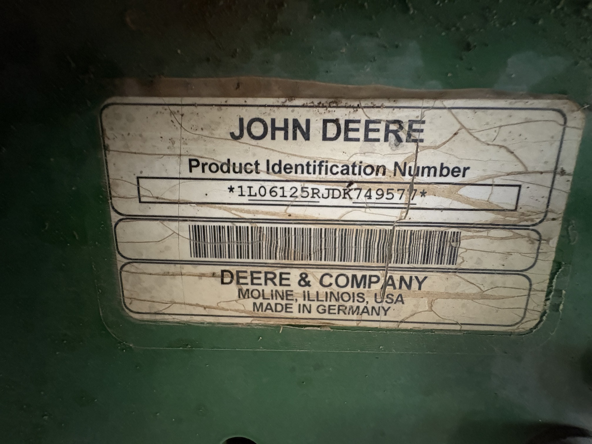 2013 John Deere 6125R Image 12