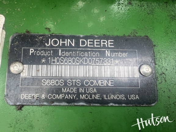 Photo of 2013 John Deere S680