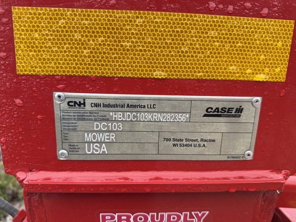 Photo of 2024 Case IH DC103