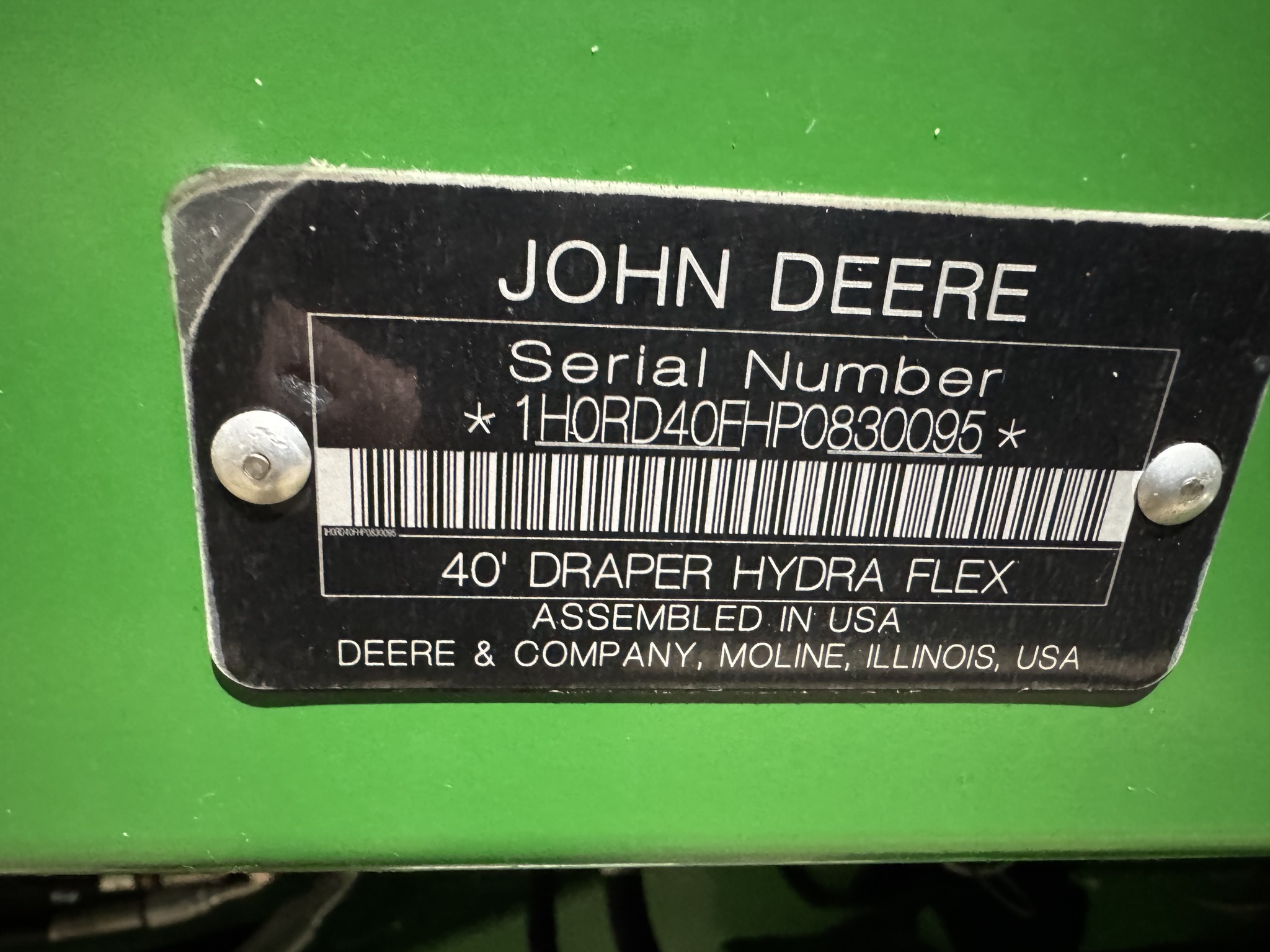 2024 John Deere RD40F Image 2