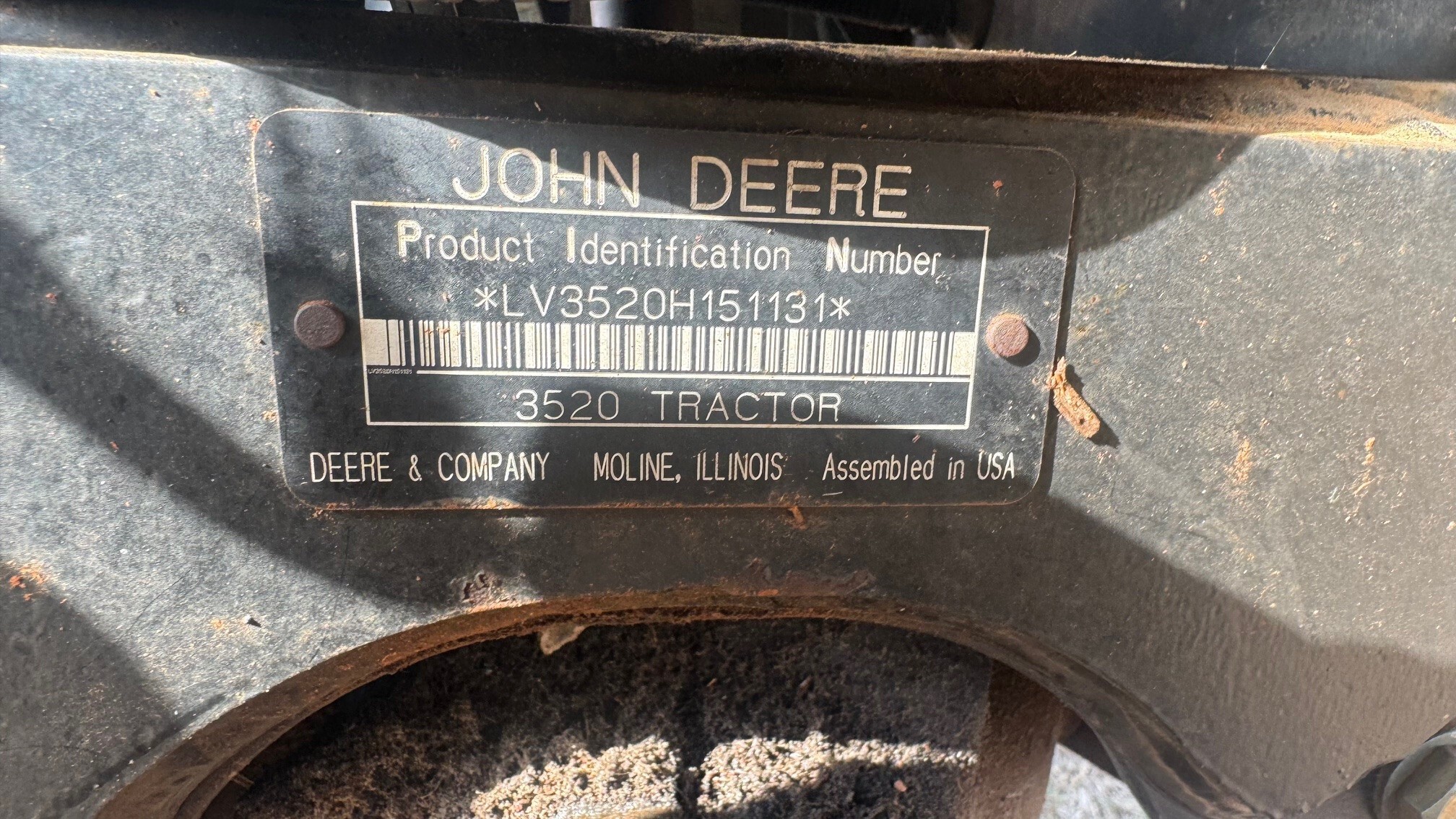 2005 John Deere 3520 Image 6