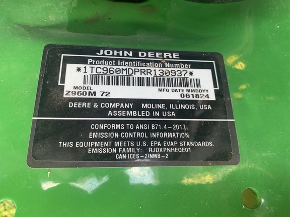 Used 2024 John Deere Z960M Zero Turn Mowers at Horizon Ag & Turf in Edmonton West, AB - Photo9