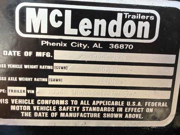 2026 Mcclendon FT36