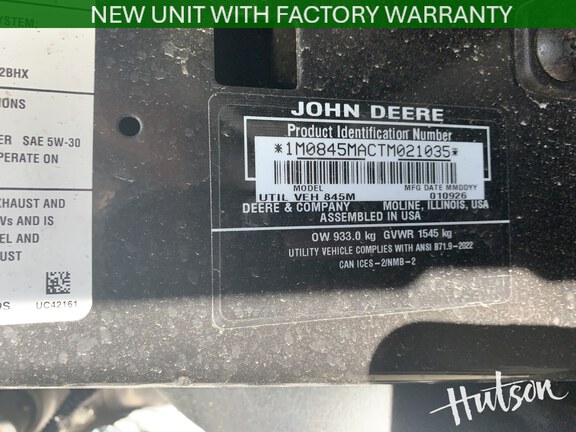 Photo of 2026 John Deere XUV 845M