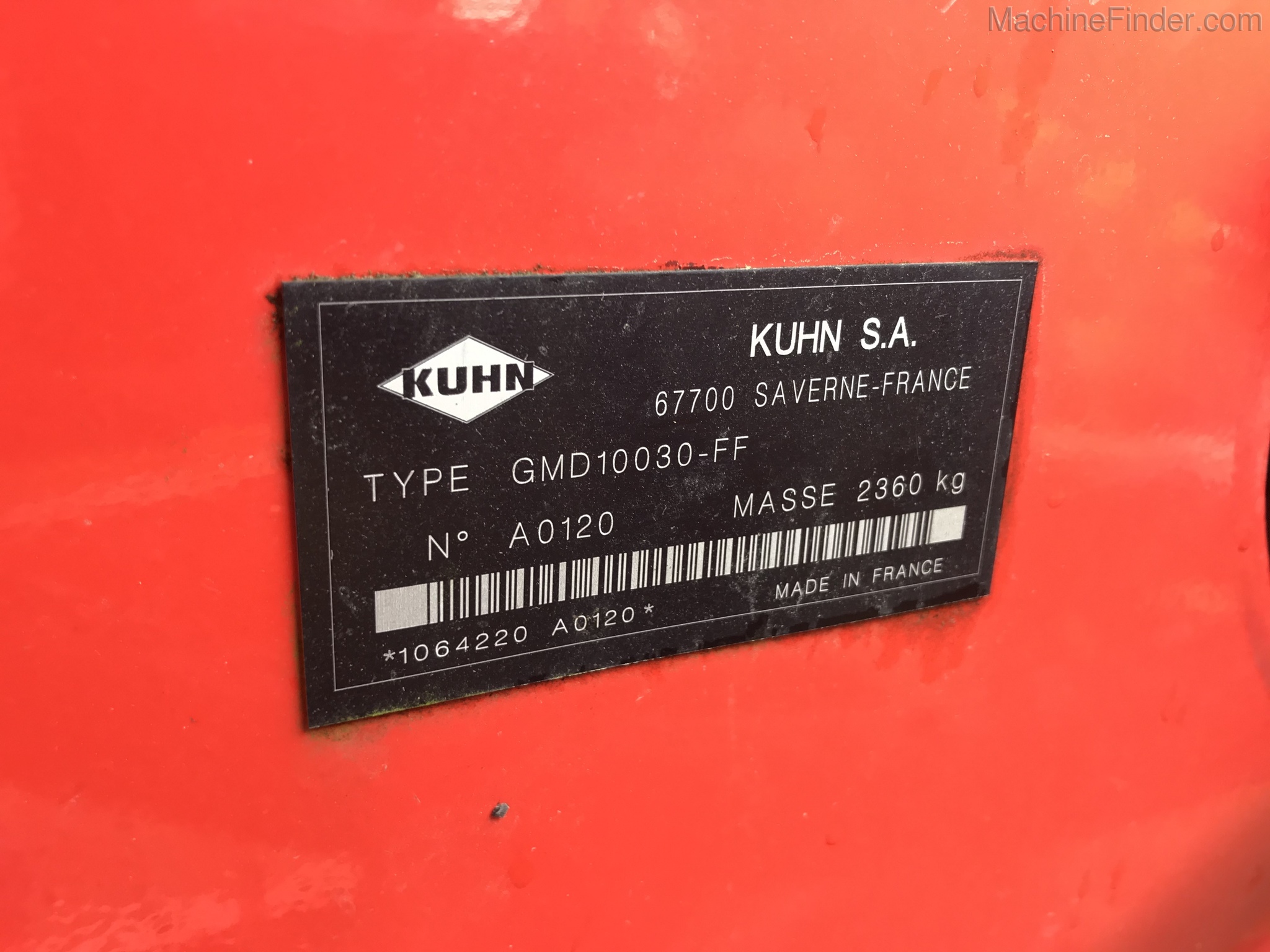 2017 Kuhn GMD10030 Image 10